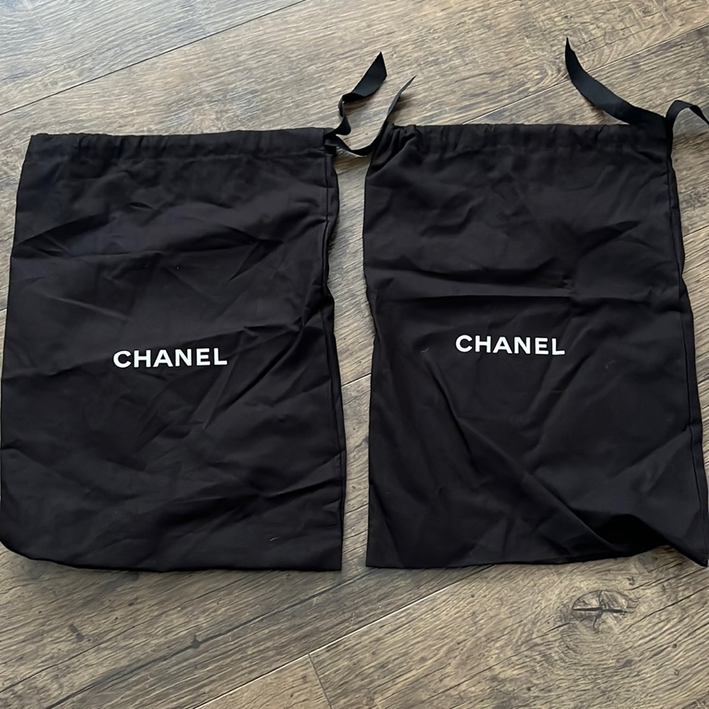 Chanel shoe dust bags
